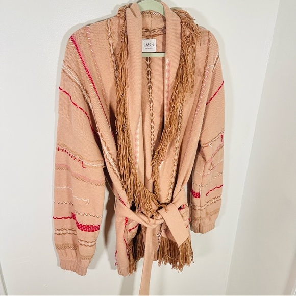 NEW Misa Los Angeles Isabella Cardigan Bellini Combo Festival Western Bohemian - Picture 5 of 10